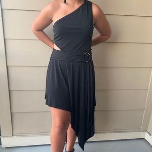 Express Black High-Low Dress